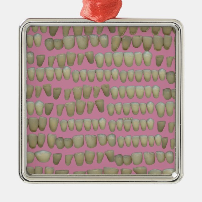 ADORNO METÁLICO DENTISTRY DENTISTRY ORTHODONTICS ROTTEN DIETE BOCA (Frente)