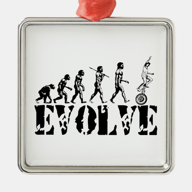 Adorno Metálico Deportes de la evolución del Unicycle del (Frente)