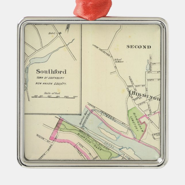 Adorno Metálico Derby, Shelton (Frente)