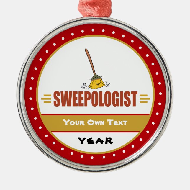 Adorno Metálico Derramamiento divertido de salón (Frente)