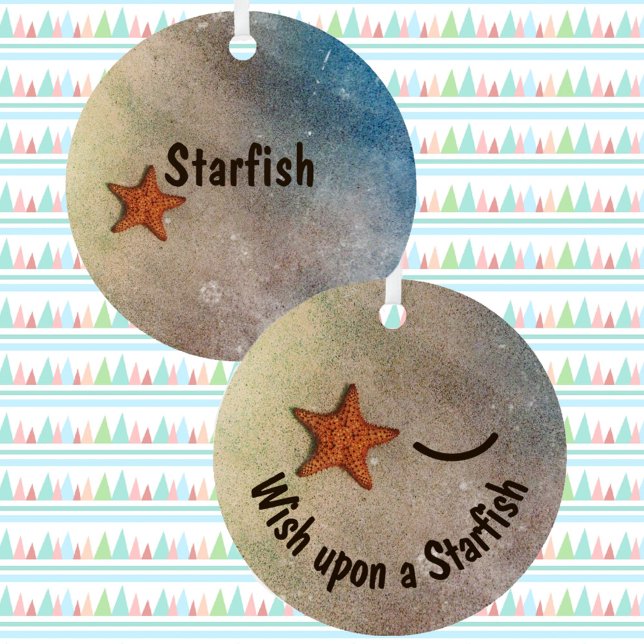 Adorno Metálico Descanse en la playa de Starfish (Subido por el creador)