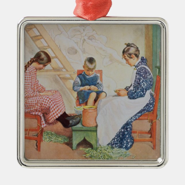 Adorno Metálico Descascarado de los guisantes, pub. en "Lasst (Frente)