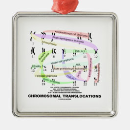 Adorno Metálico Desplazamientos cromosómicos (Karyogram)