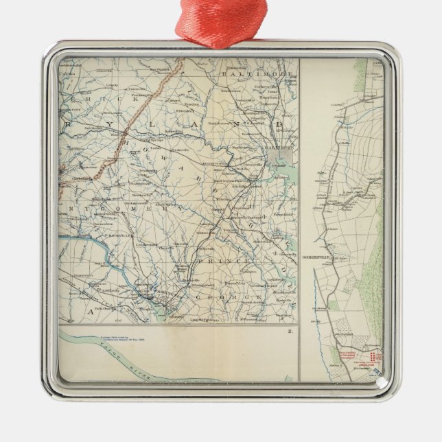 Adorno Metálico Despliegue militar de Wash, Penn, Annapolis, NE Va (Frente)