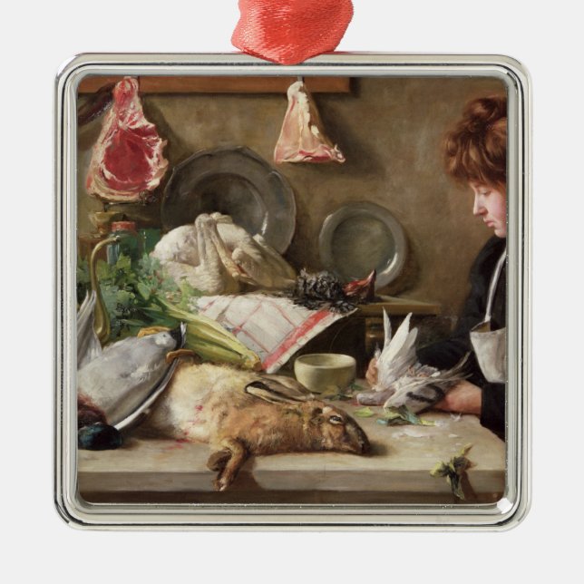 Adorno Metálico Desplume de la paloma (Frente)