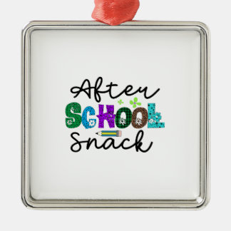 Adorno Metálico Después del refrigerio escolar