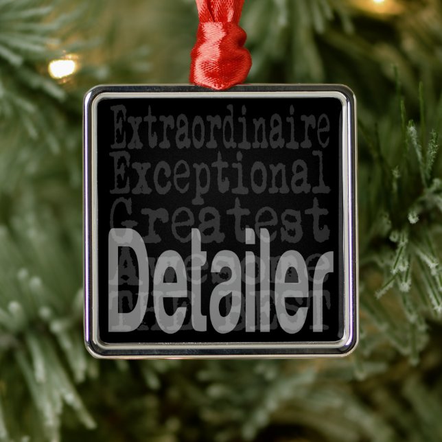 Adorno Metálico Detailer Extraordinaire (Árbol)