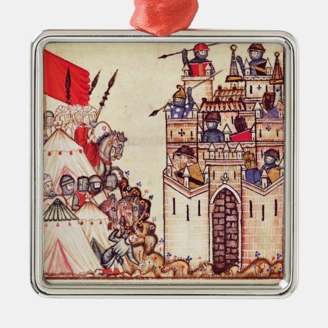 Adorno Metálico Detalle de Cantiga 28 (Frente)