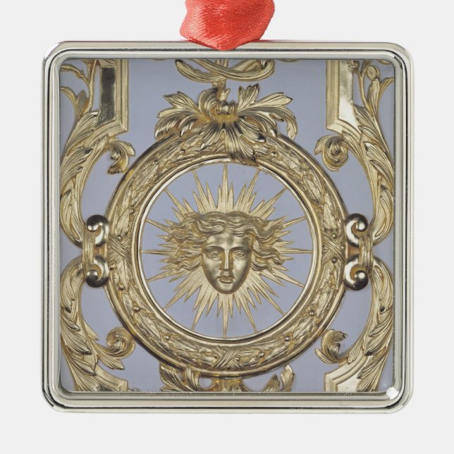 Adorno Metálico Detalle de la representación del revestimiento de (Frente)