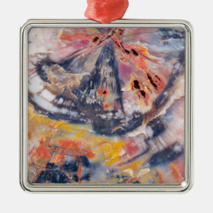 Adorno Metálico Detalle de madera Petrificada, Arizona