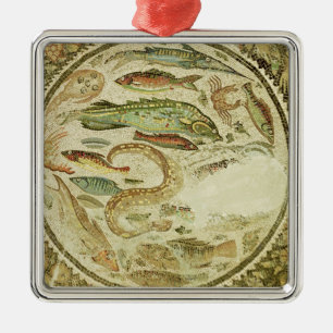 Adorno Metálico Detalle de pescados, las cuatro estaciones, de