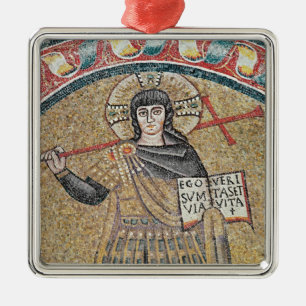 Adorno Metálico Detalle de un guerrero Cristo