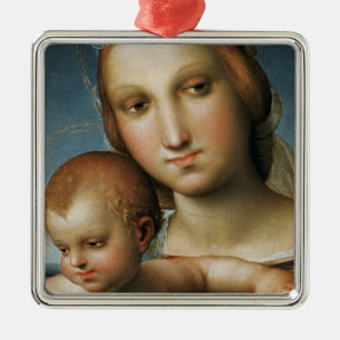 Adorno Metálico Detalle de <Virgin and Child> Atribuido a Rapha