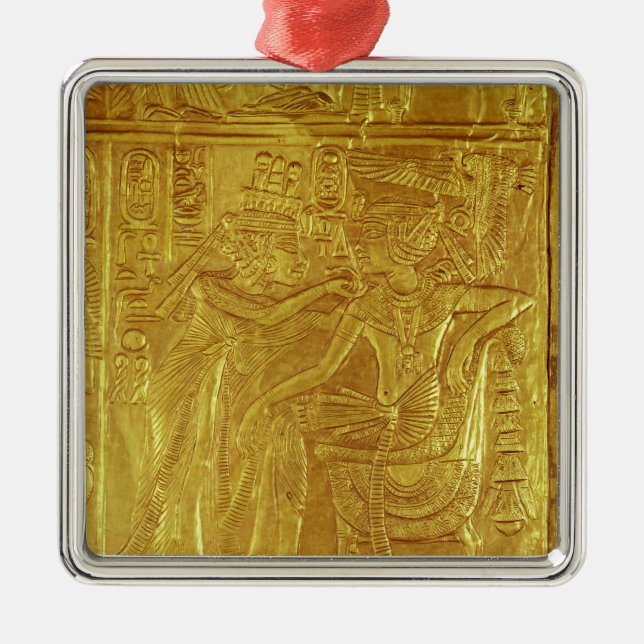 Adorno Metálico Detalle del santuario de oro (Frente)