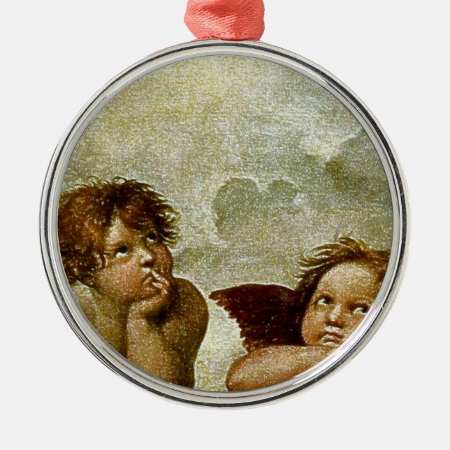 Adorno Metálico Detalle "Sistine Madonna" de Raphael (alrededor de (Frente)