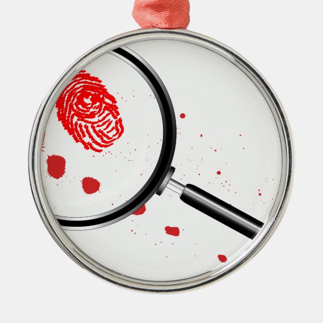 Adorno Metálico Detectives Magnister Glass (Frente)