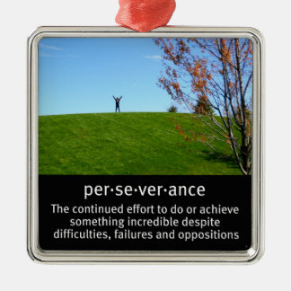 Adorno Metálico Determinación personal y perseverancia