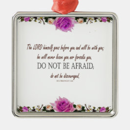 Adorno Metálico Deuteronomio 31:8 El Señor Va Delante de Ti