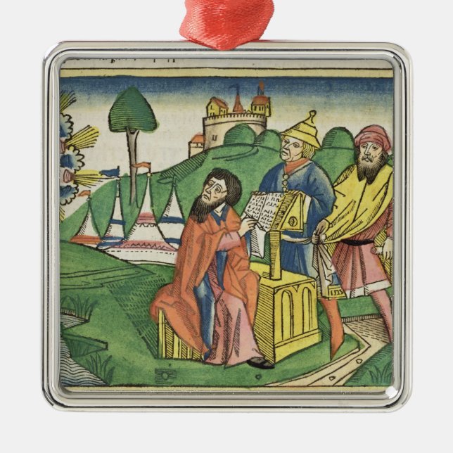 Adorno Metálico Deuteronomy: Frontispiece en el cual dios hace el (Frente)