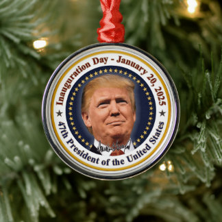 Adorno Metálico Día de la investidura del presidente Trump 20 de e