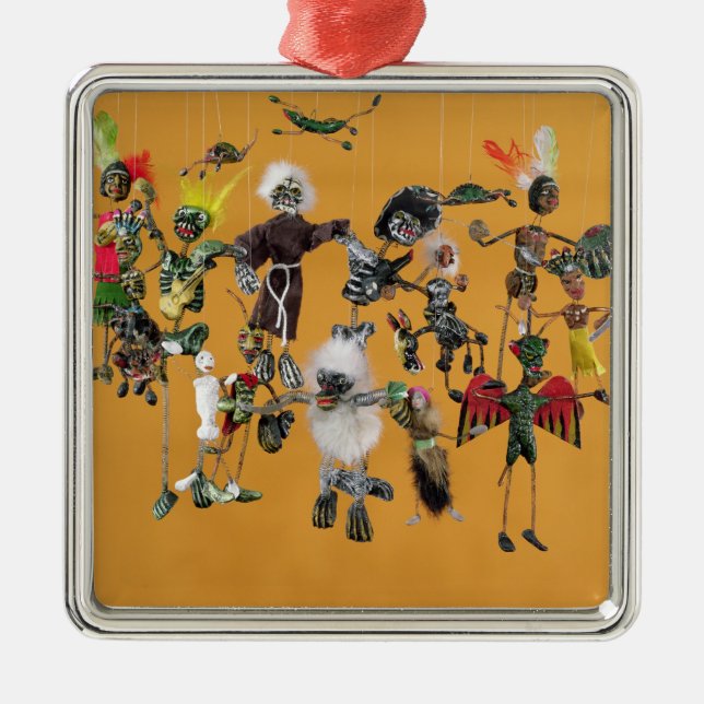 Adorno Metálico Día de las figuras muertas, de Oaxaca (Frente)