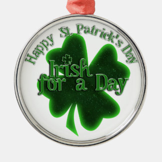 Adorno Metálico Día de San Patricio Irlandés por un día