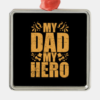 Adorno Metálico Día del padre mi papá mi héroe