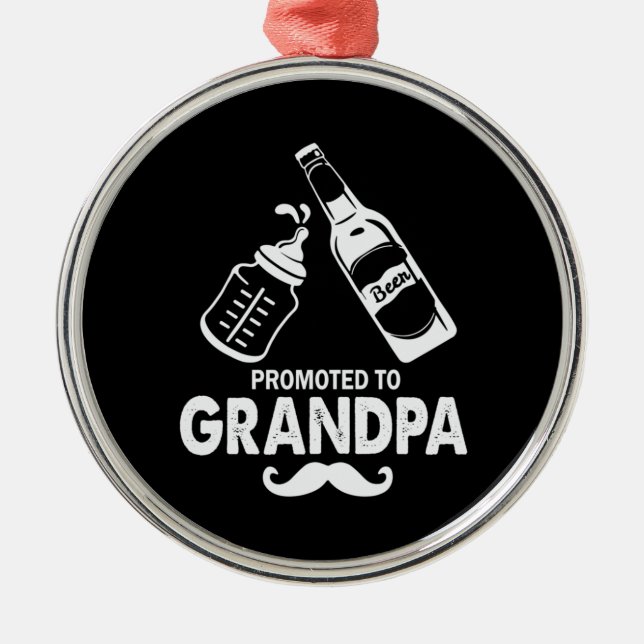 Adorno Metálico Día del padre promovido al abuelo (Frente)