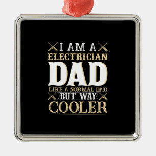 Adorno Metálico Día del Padre Soy un papá electricista