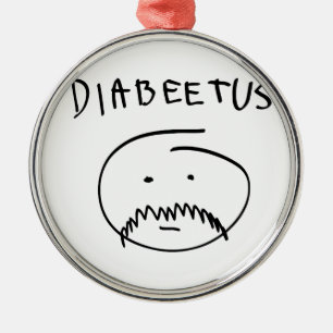 Adorno Metálico Diabeetus (versión del bosquejo)