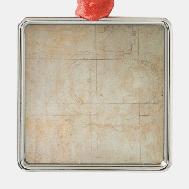 Adorno Metálico Dibujo arquitectónico (Frente)