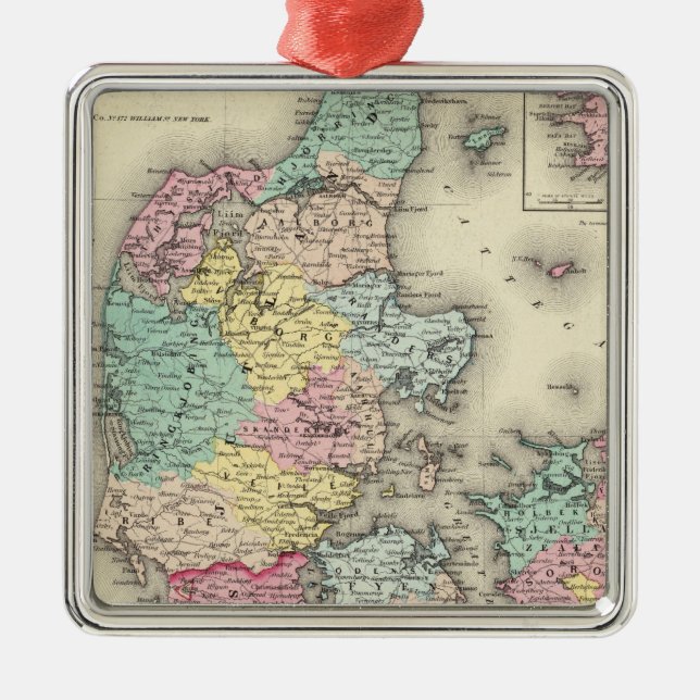 Adorno Metálico Dinamarca 11 (Frente)