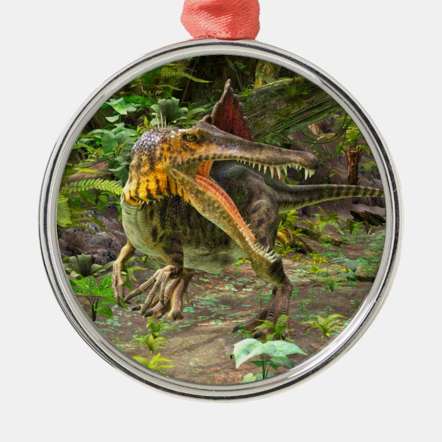 Adorno Metálico Dinosaurio Spinosaurus (Frente)