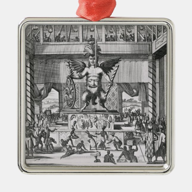 Adorno Metálico Dios mexicano Huitzilopochtli (Frente)