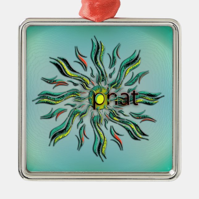 Adorno Metálico ¡Dios mío! (Frente)