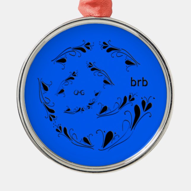 Adorno Metálico ¡Dios mío! (Frente)