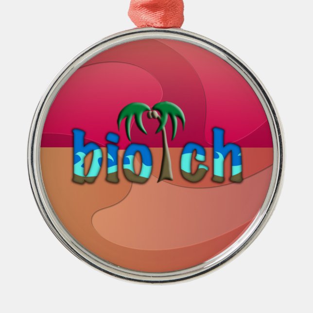 Adorno Metálico ¡Dios mío! (Frente)