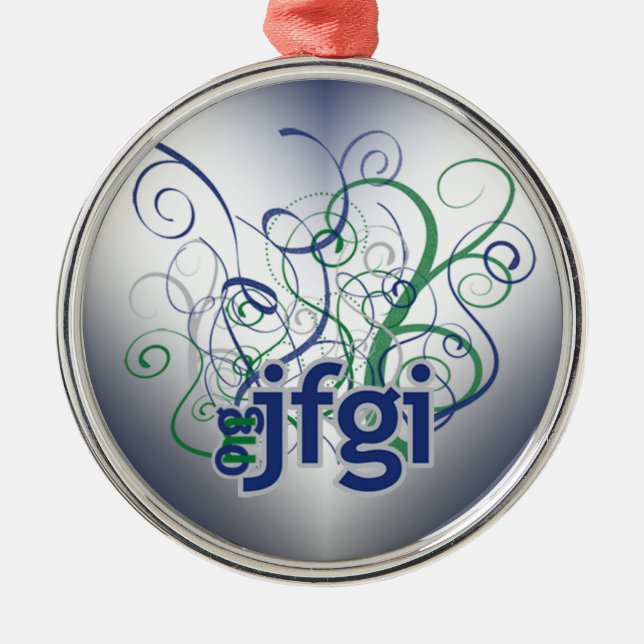 Adorno Metálico ¡Dios mío! jfgi (Frente)