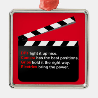 Adorno Metálico Director de equipo de cine para éxito de película
