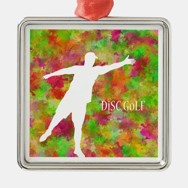 Adorno Metálico Disco de golf (Frente)