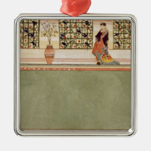 Adorno Metálico Diseño Anglo-Japonés de la pared, c.1860 (w/c y