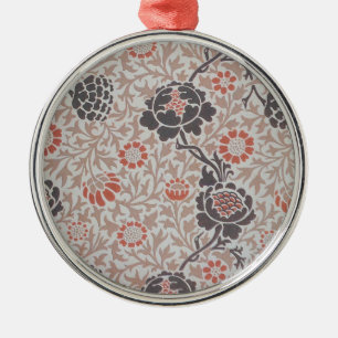 Adorno Metálico Diseño de arte botánico de William Morris Grafton