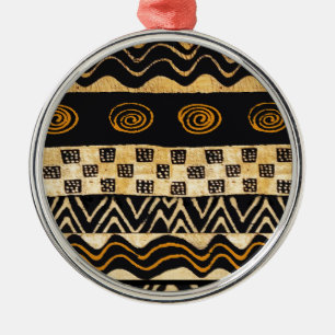 Adorno Metálico Diseño de chamanes tribales africanos