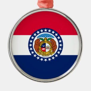 Adorno Metálico Diseño de la bandera del estado de Misuri