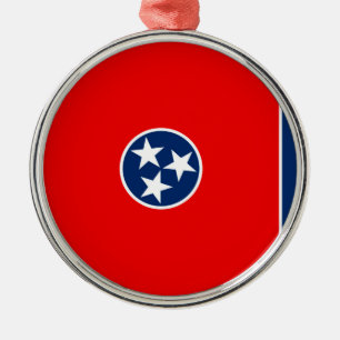 Adorno Metálico Diseño de la bandera del estado de Tennessee