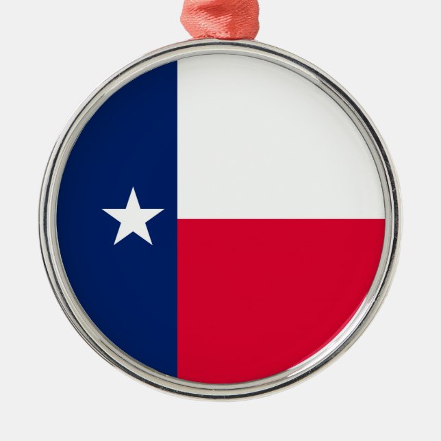 Adorno Metálico Diseño de la bandera del estado de Texas (Frente)