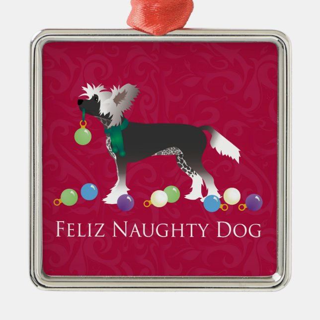 Adorno Metálico Diseño de Navidades detenidos chinos (Frente)