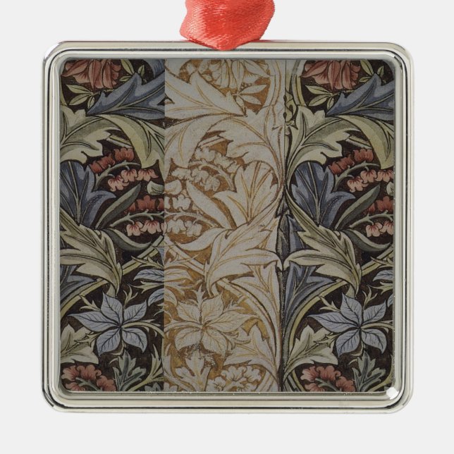 Adorno Metálico Diseño de tapices para William Morris Bluebell (Frente)