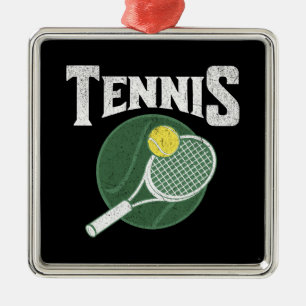 Adorno Metálico Diseño de tenis