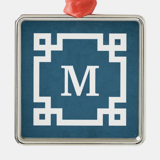 Adorno Metálico Diseño del monograma (Frente)